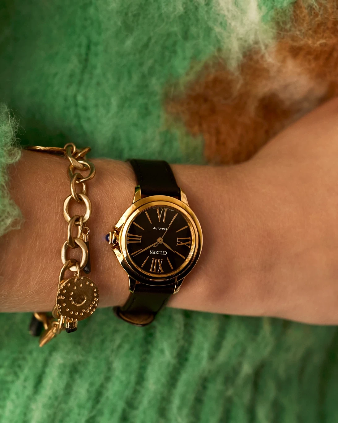 Citizen L Ceci Brown Dial Apple Leather Strap EM1163-09X | CITIZEN